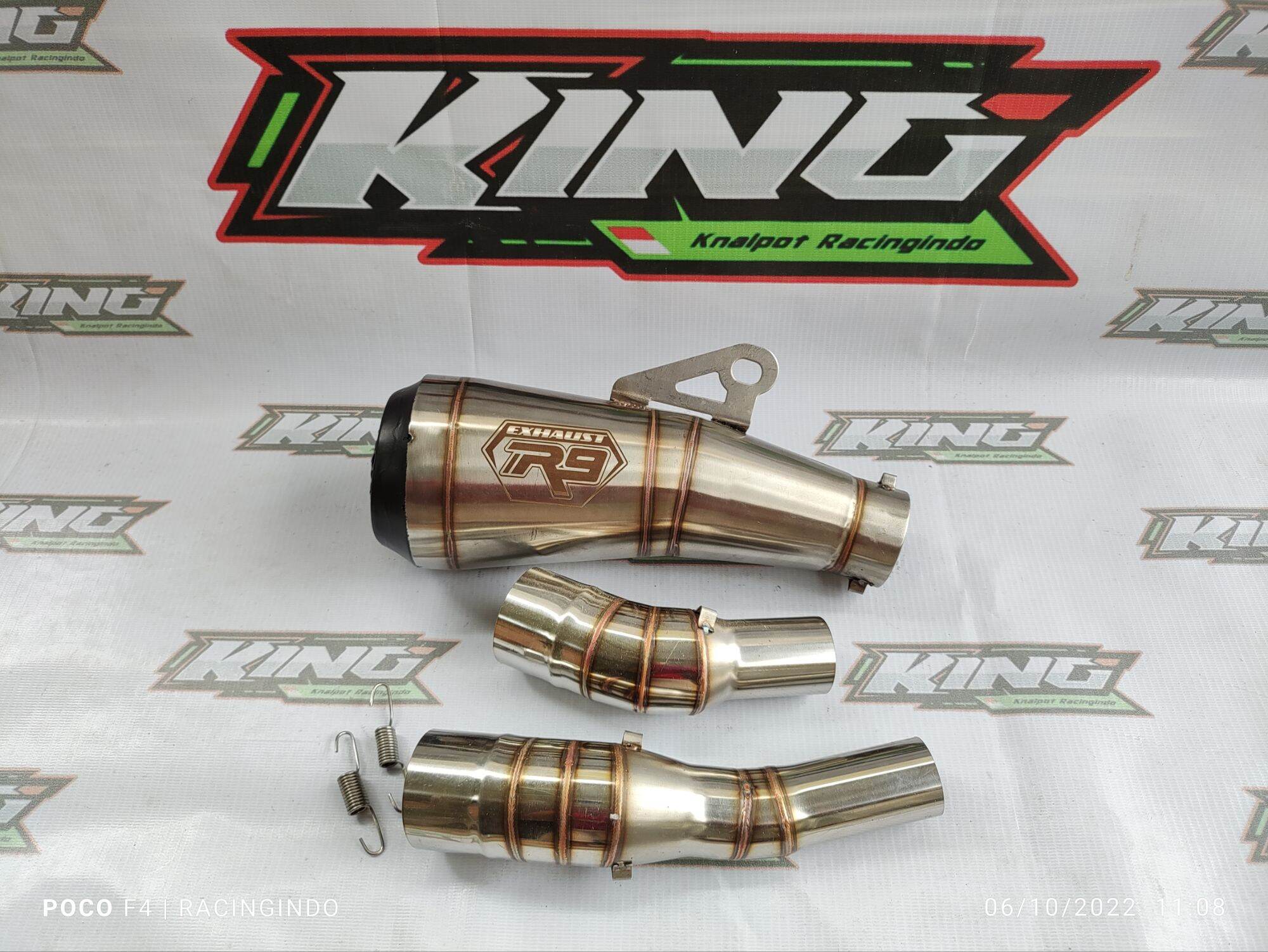 knalpot racing R9 gp series cbr 150 r cb 150 r ninja karbu ninja fi r ...