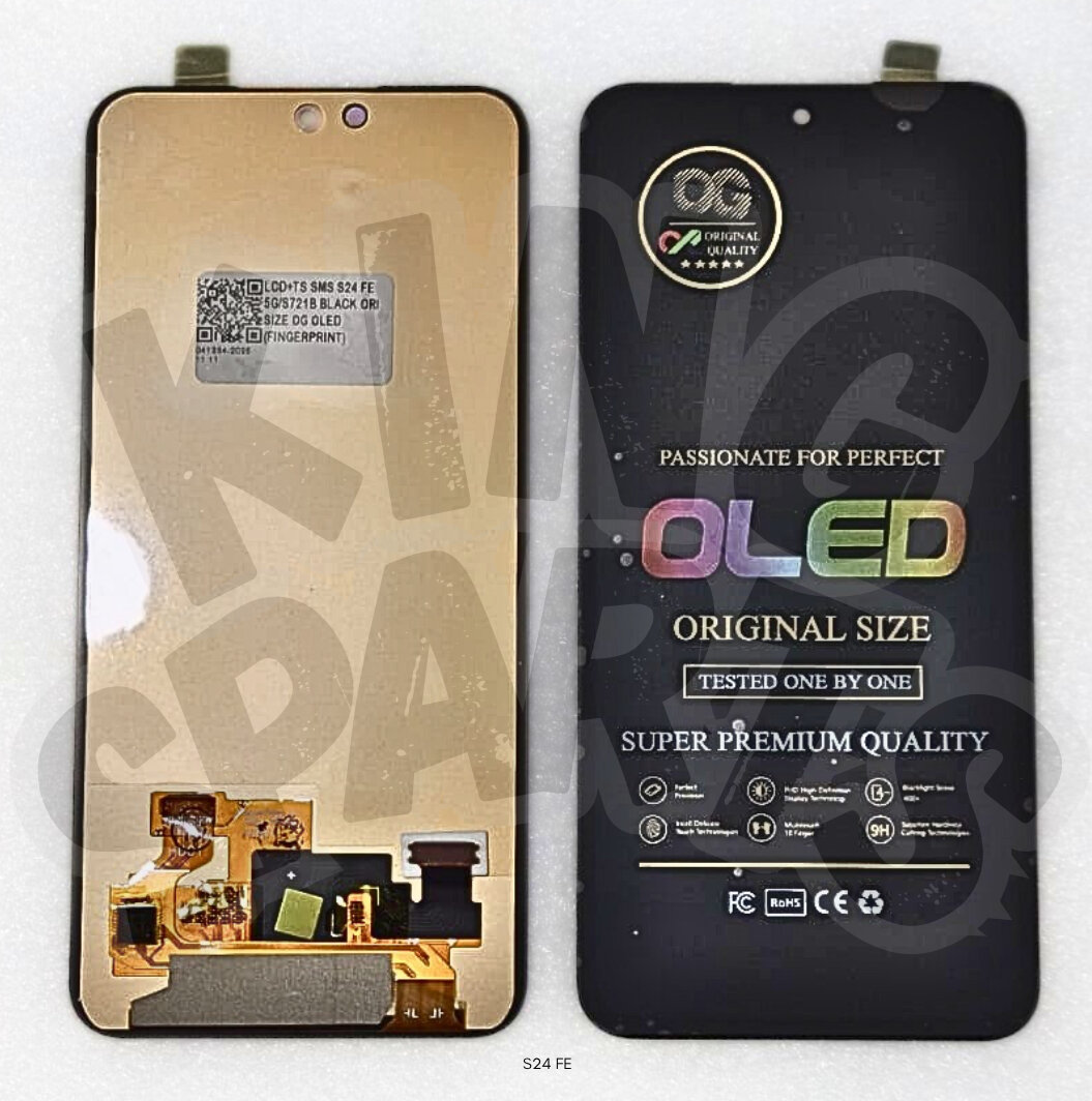 LCD touchscreen Samsung Galaxy S24 Fe 5G s721b Ori size og OLED Harga 565,000 rupiah*Gratis Ongkir