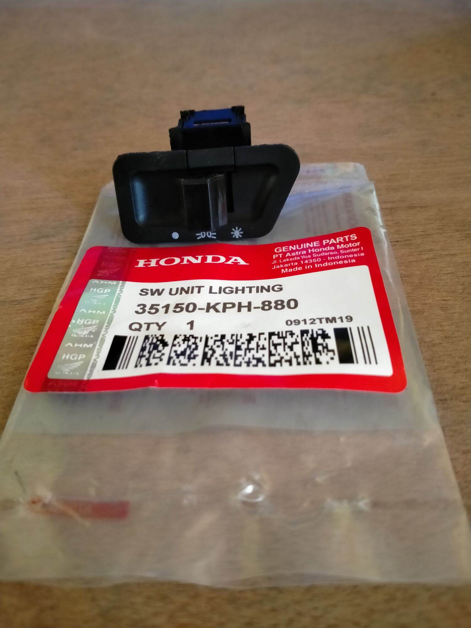 tombol lampu ON-off, karisma, Supra x 125, beat karbu, Vario karbu ...