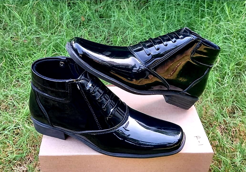 Sepatu PDH Pria Cowok Boots Mengkilap tanpa semir Satpam Security TNI Kerja Dinas Taruna Akademi Satpol PP Polisi Murah Elegan Mewah Berkualitas Harga 87,500 rupiah*Gratis Ongkir
