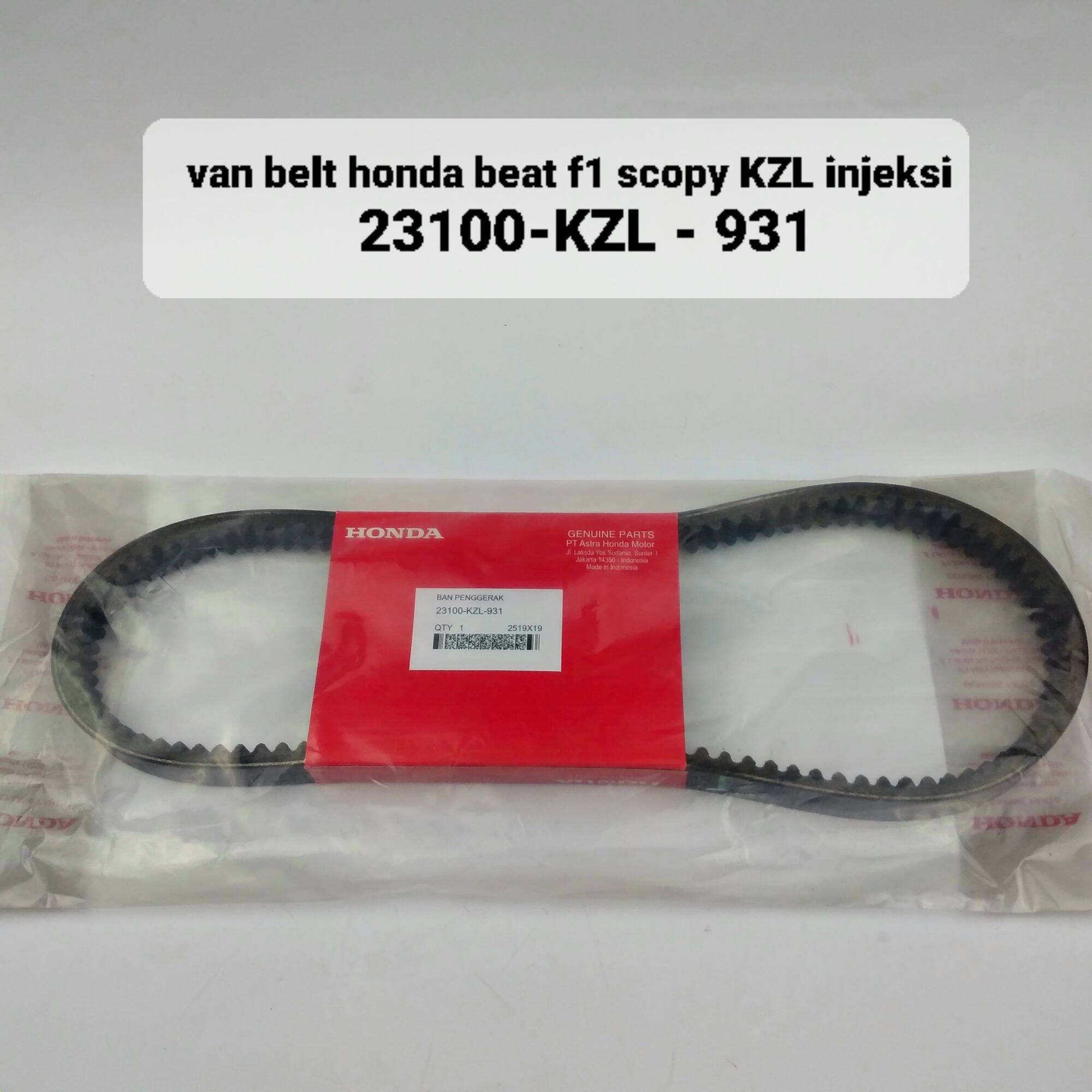 vanbelt v belt vbelt sepeda motor honda scoopy 23100KZL931