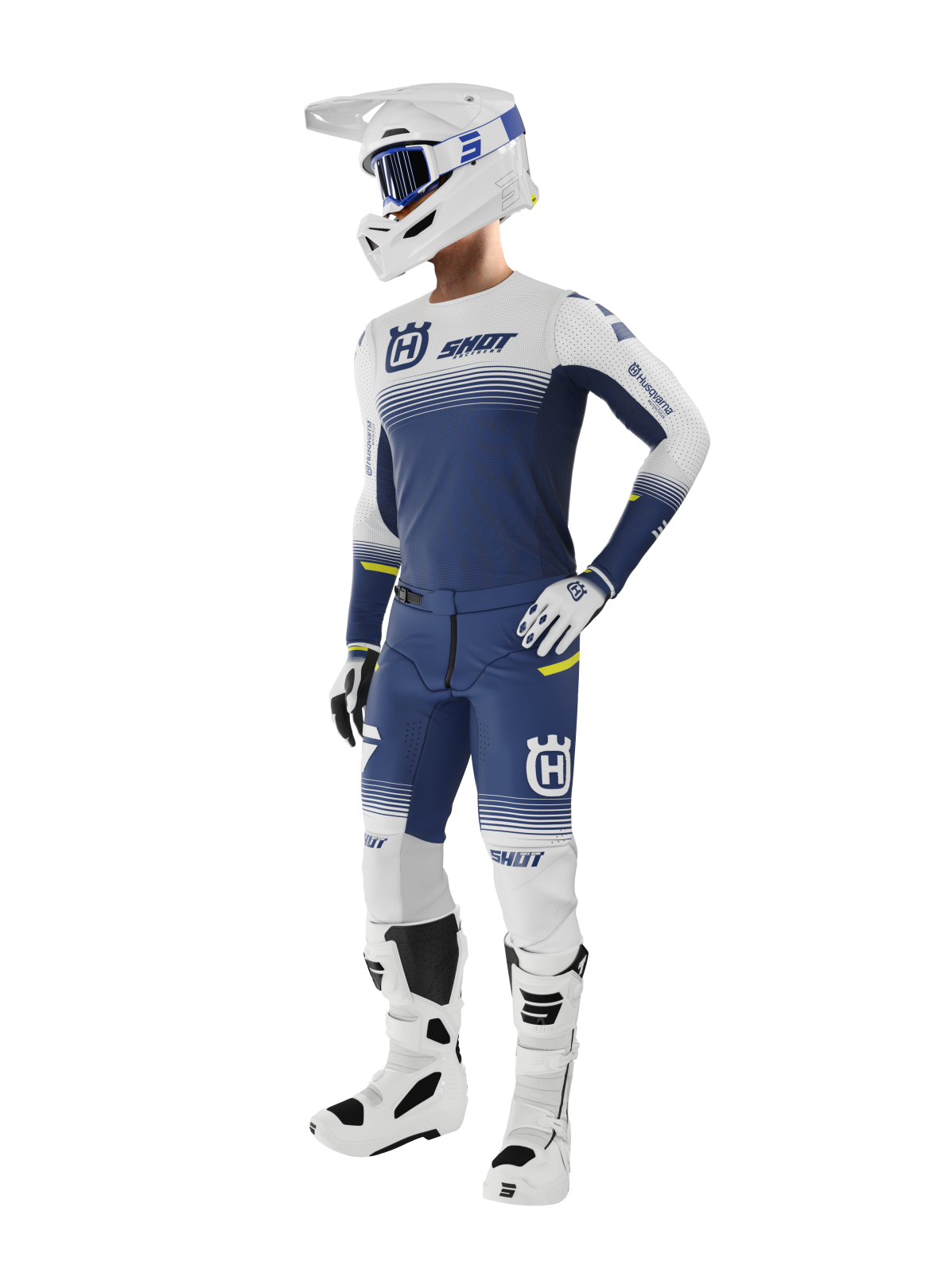 jersey set celana motocross/enduro shot racegear aerolite limited