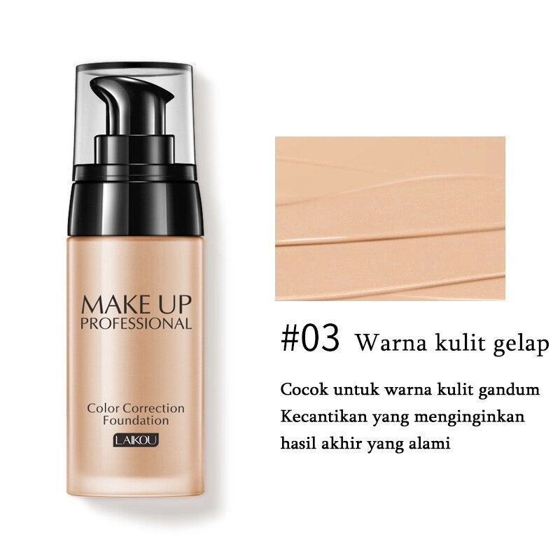 Liquid Foundation Matte Foundation 40ml BB Cream Minyak Foundation Natural Matte Finish  Tahan La...