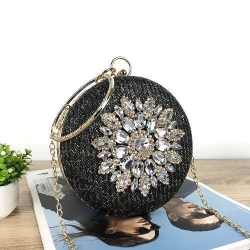 kgs tas wanita formal tas pesta mewah stitches clutch