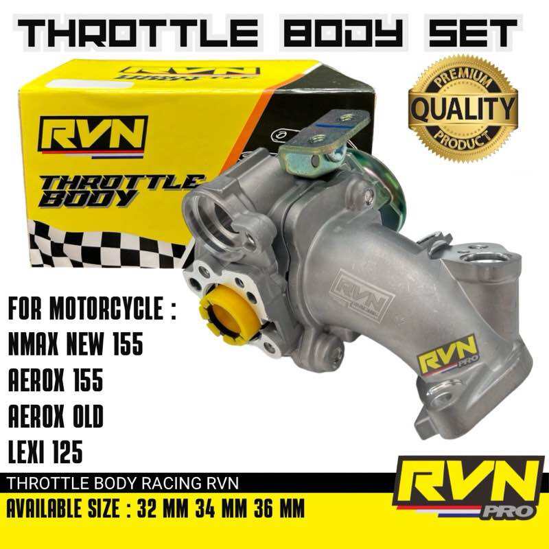 Tuas Gas Rvn Tb Throttle Body Rvn Racing Aerox Old New Aerox New Nmax Lexi Ukuran