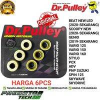 ROLLER Dr PULLEY 6 PCS GENIO BEAT DELUXE STREET LED SCOOPY ESP NEW VARIO 125 150 160 PCX ADV STYLO PNP SPIN 125 SKYDRIVE SKYWAVE