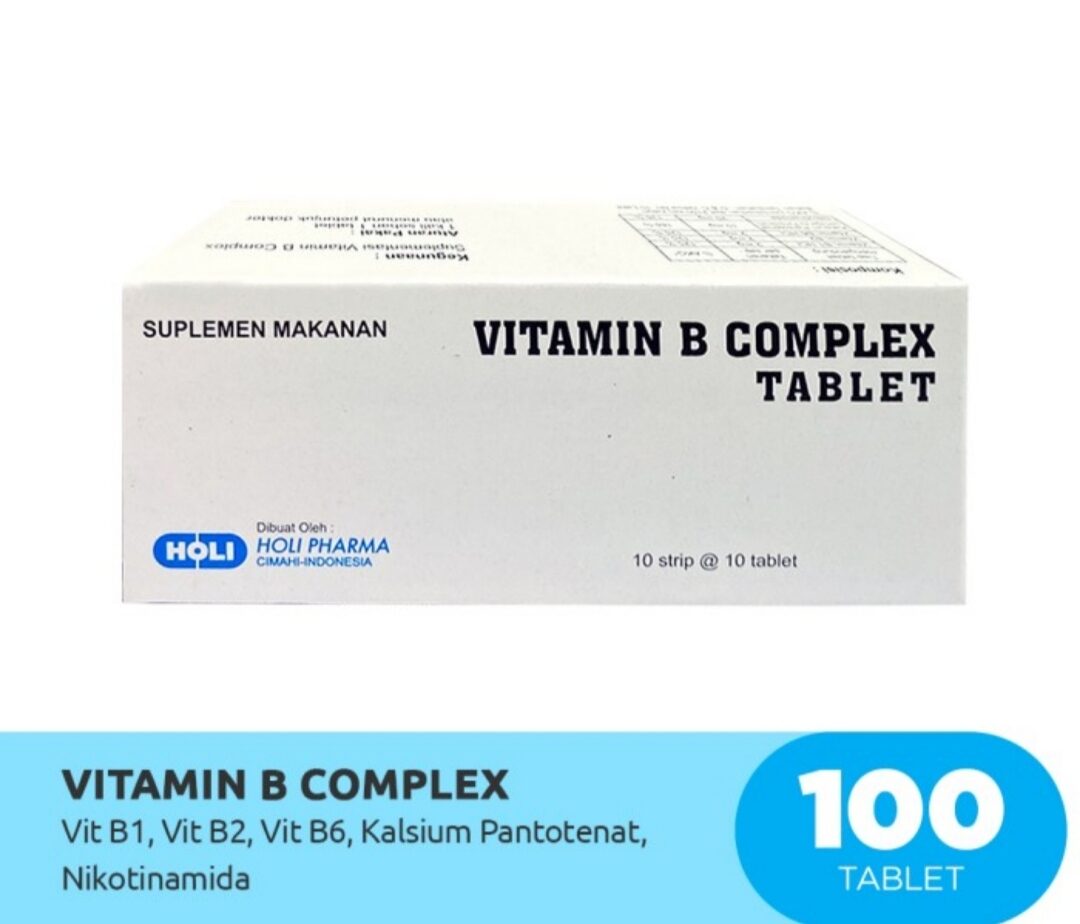 Vitamin B Complex HOLI Pharma Isi 100 Tablet | Lazada Indonesia