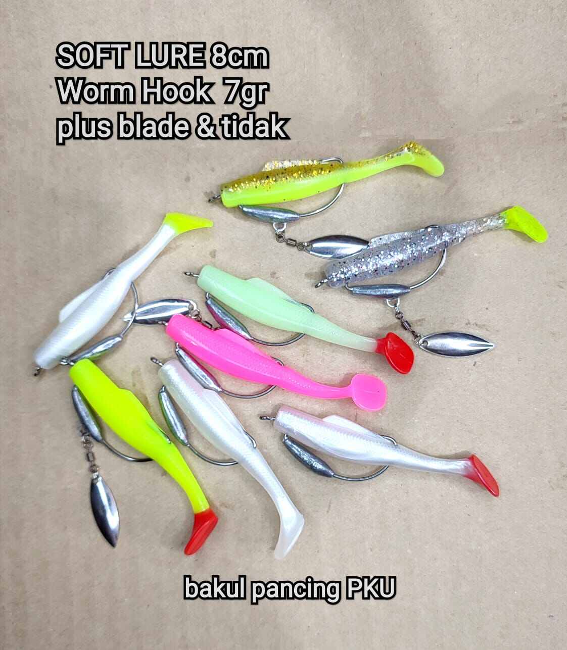 SOFT LURE 8 CM REP Z MAN, UMPAN CASTING GABUS TOMAN BUJUK