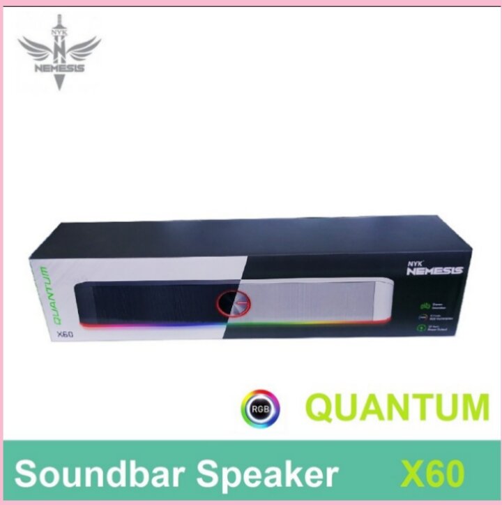 Speaker Soundbar NYK Nemesis X60 quantum RGB (G) Lazada Indonesia