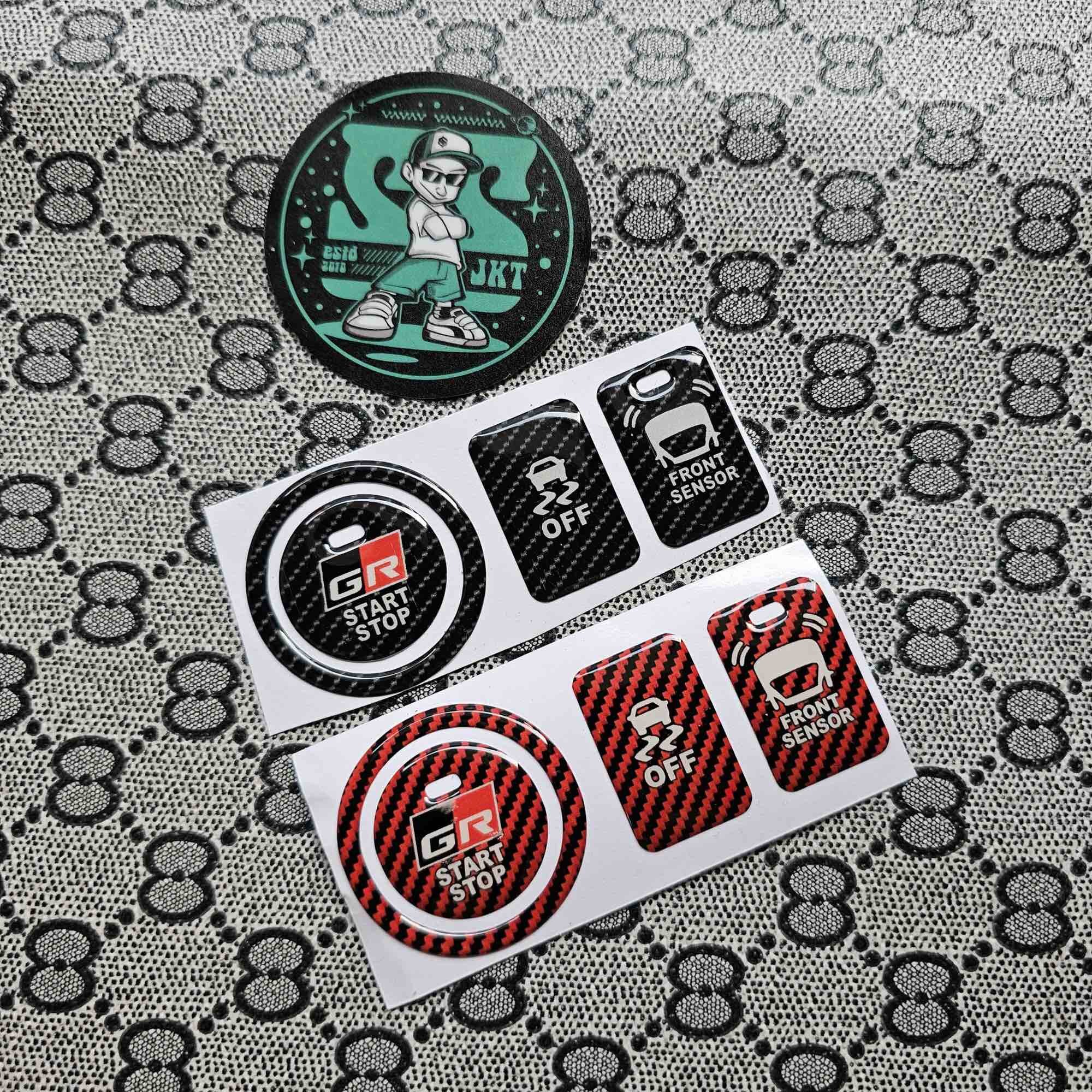 Sticker Stiker Emblem Tombol Star Stop Engine Button Toyota Gr Timbul Giá 10,500 Đồng*Miễn phí vận chuyển