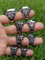 ring alpaka motif krawangan harga kodian 1kodi(20 biji)