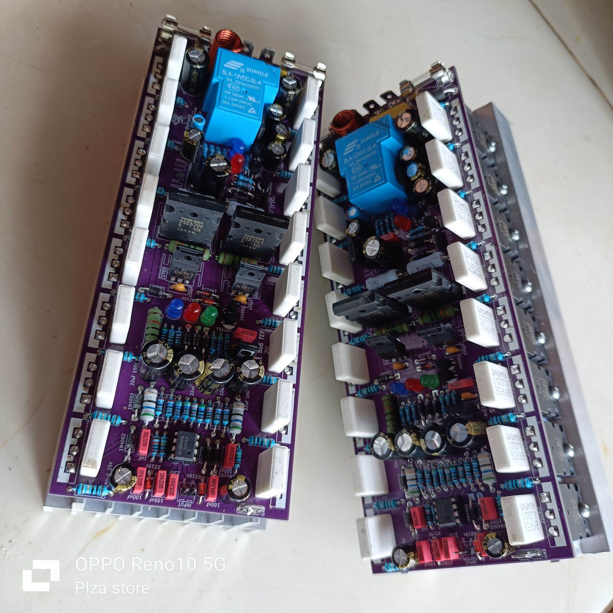 2.Pcs kit driver power amplifier Socl 506 TEF 2U Toshiba lot 524