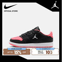 Jordan Sepatu Anak-Anak Court Connect Low - Black [IQ6016-004]