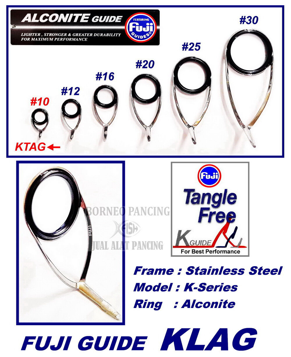 Fuji KW Guide Set Frosted Gray/Alconite Ring BCKWAG306