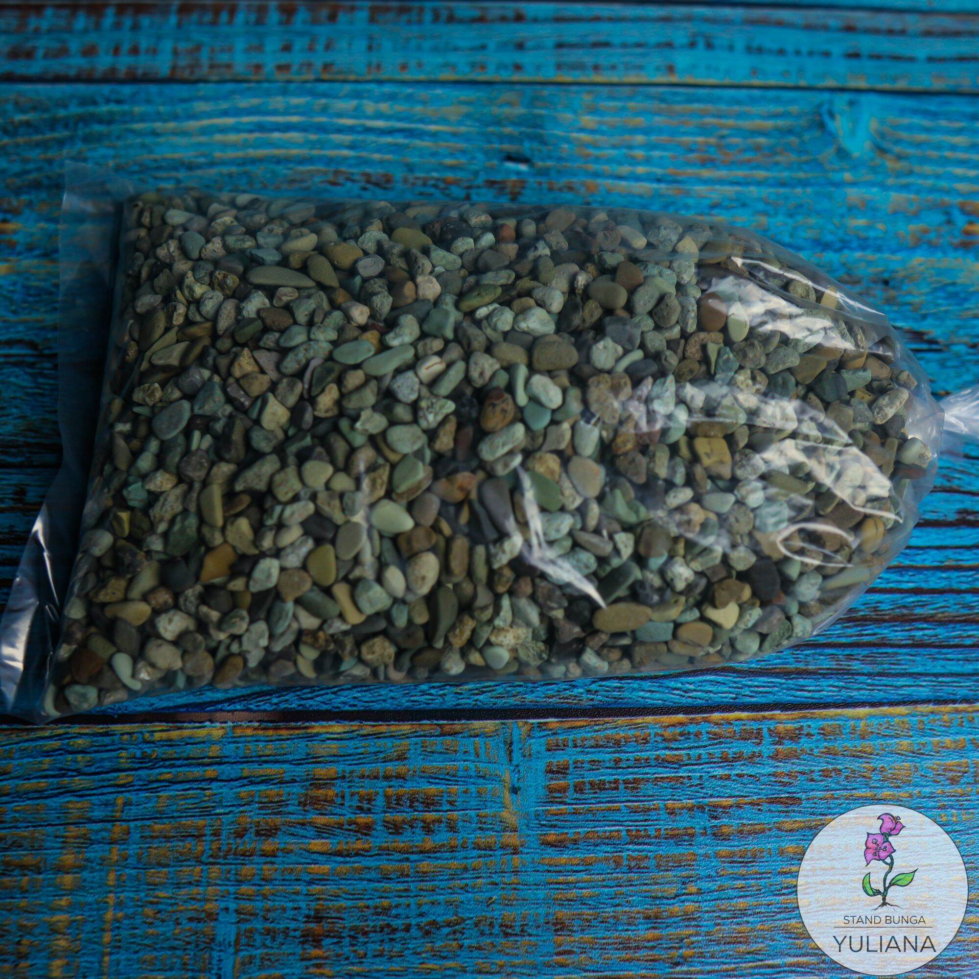 Batu Alam Hijau | Batu alam Green japan 1KG | Batu Hias Taman | Batu