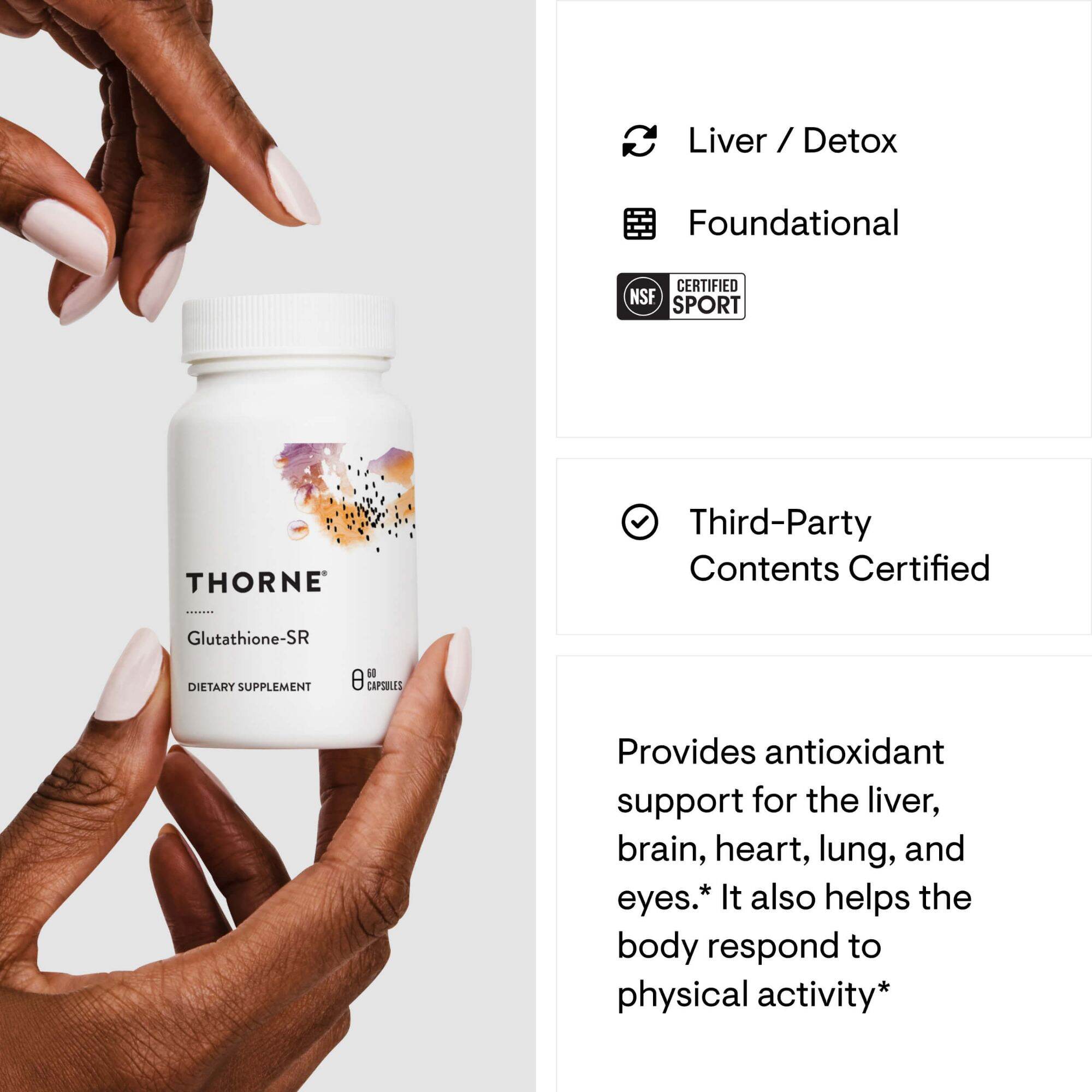 THORNE GLUTATHIONE-SR DIETARY 60 Capsules Original | Lazada Indonesia