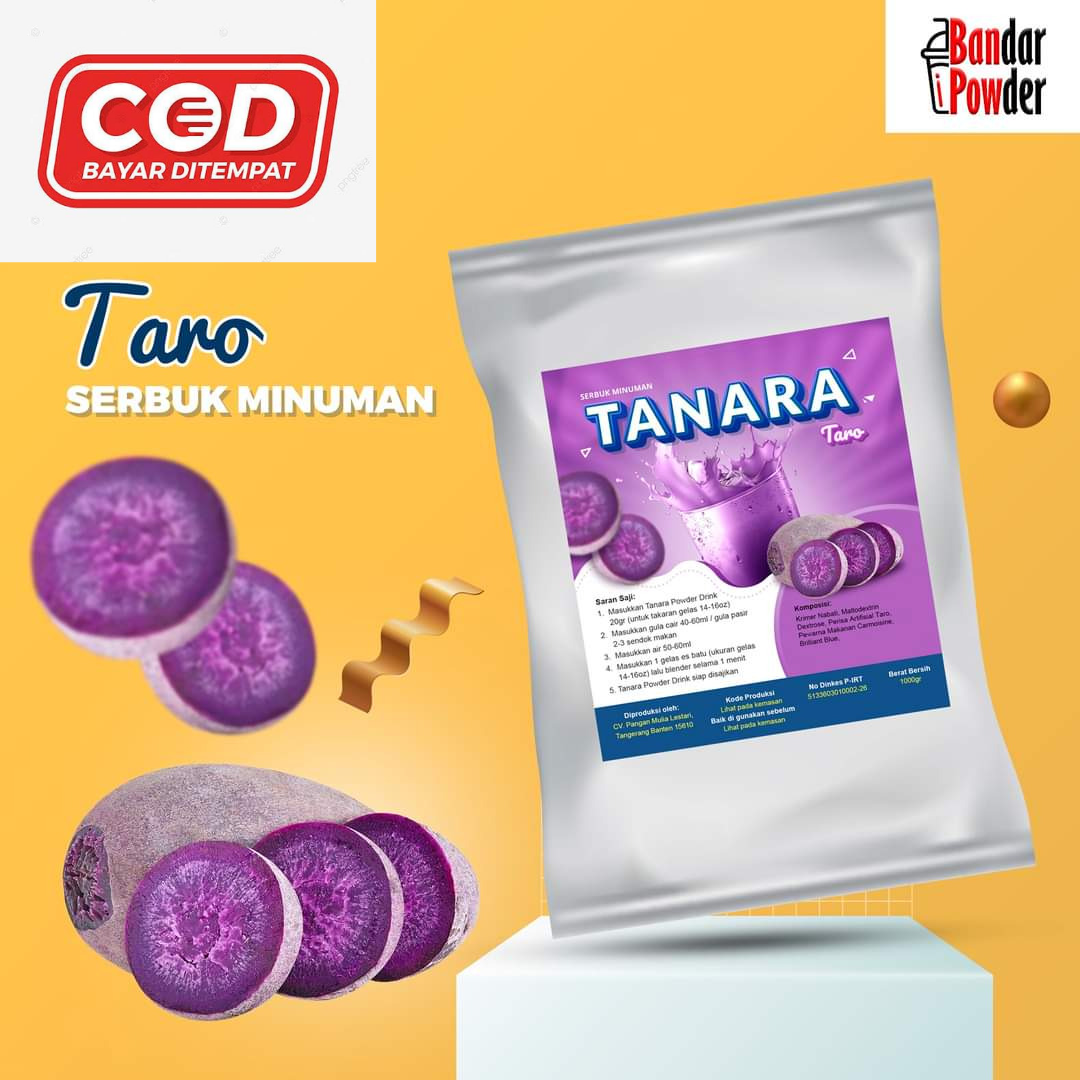 Bubuk Minuman Rasa Taro 1kg PREMIUM / Bubuk Minuman Boba Aneka Rasa ...