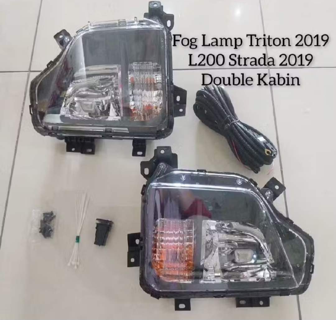 Foglamp mobil triton 2019, L200 strada 2019 double Cabin Harga 1,170,000 rupiah*Gratis Ongkir