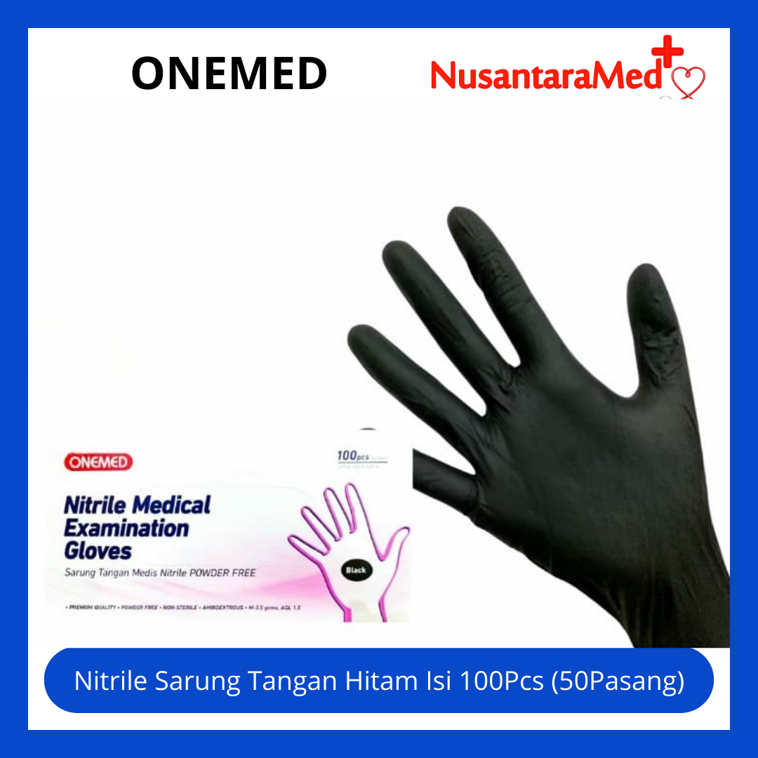 Sarung Tangan Nitrile Onemed Nitrile Gloves Nitril Handscoon