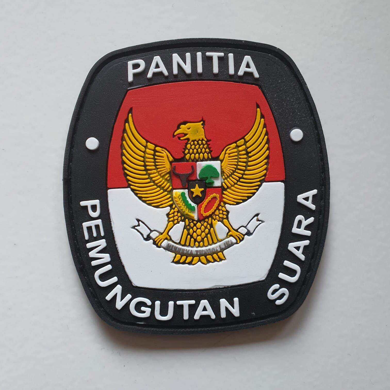 patch rubber logo pps - panitia pemungutan suara - pemilihan umum ...