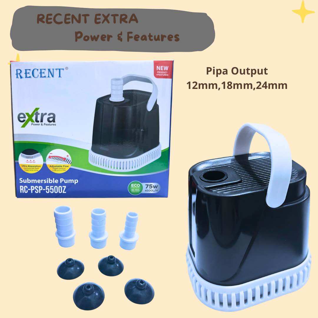 RECENT RC PSP 4500Z / 5500Z / 8500Z / 9500Z POMPA AQUARIUM SUBMERSIBLE PUMP EXTRA POWER FEATURES