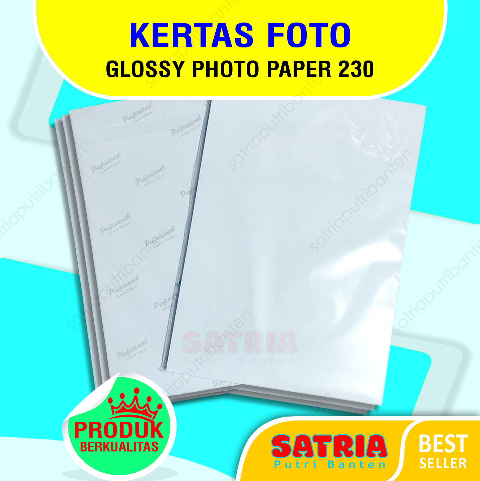 Kertas Foto Glossy Photo Paper Professional A4 230 Gsm Lazada Indonesia 0791