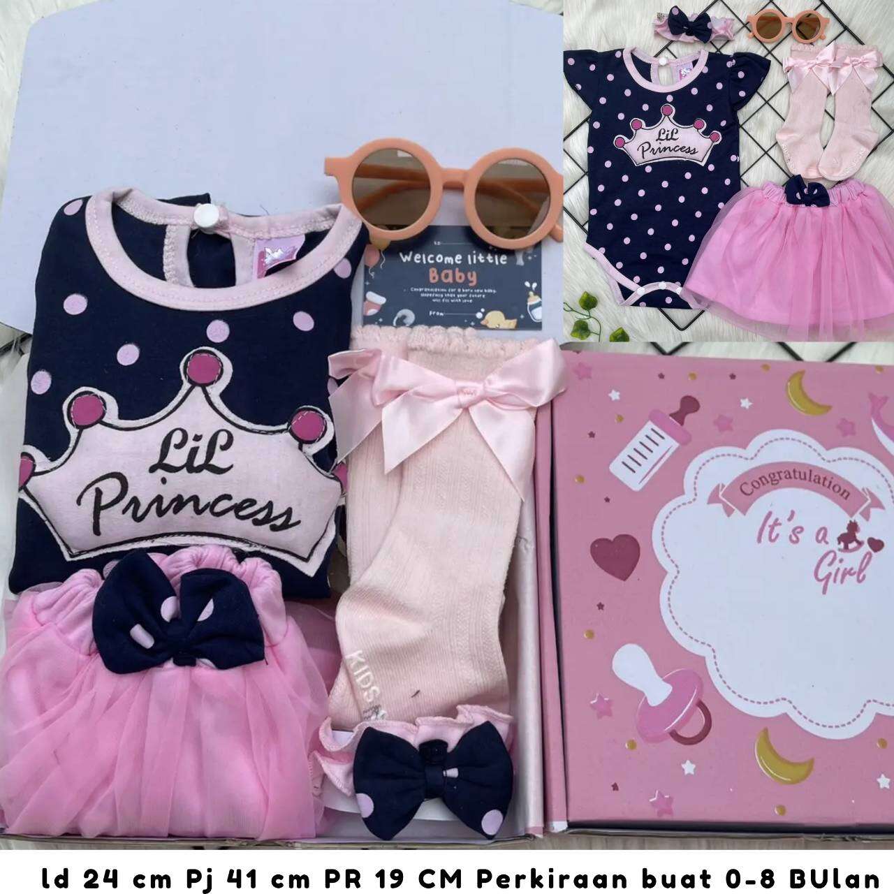 Hampers kado lahiran anak cewek / hadiah giftset baby girl