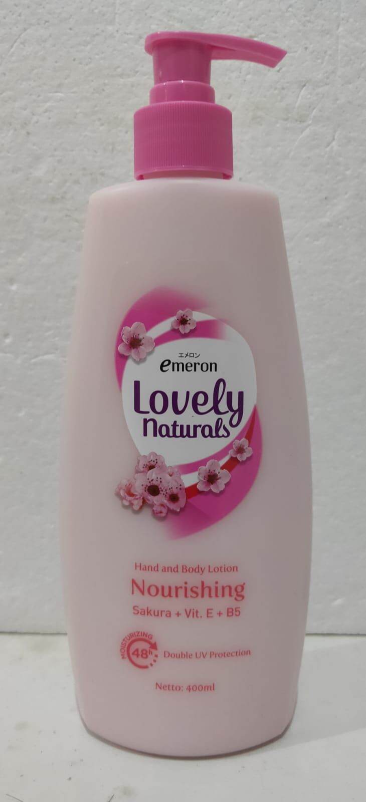Emeron Hand and Body Lotion Lovely Naturals Jumbo Murah 400 ml