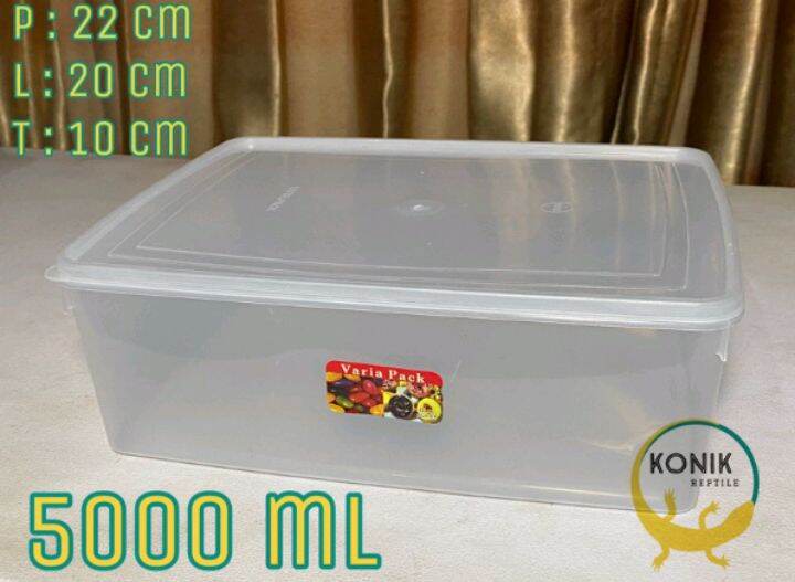 Box Kotak Container Toples Makanan Kue Donat Varia Pack 3500 Ml 5000ml