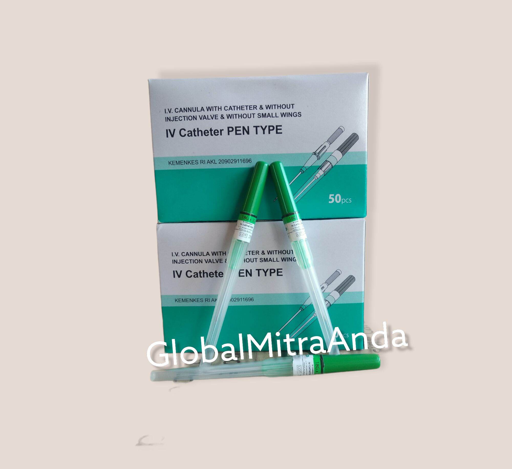 abocath 18G / iv catheter 18G pen type one med | Lazada Indonesia