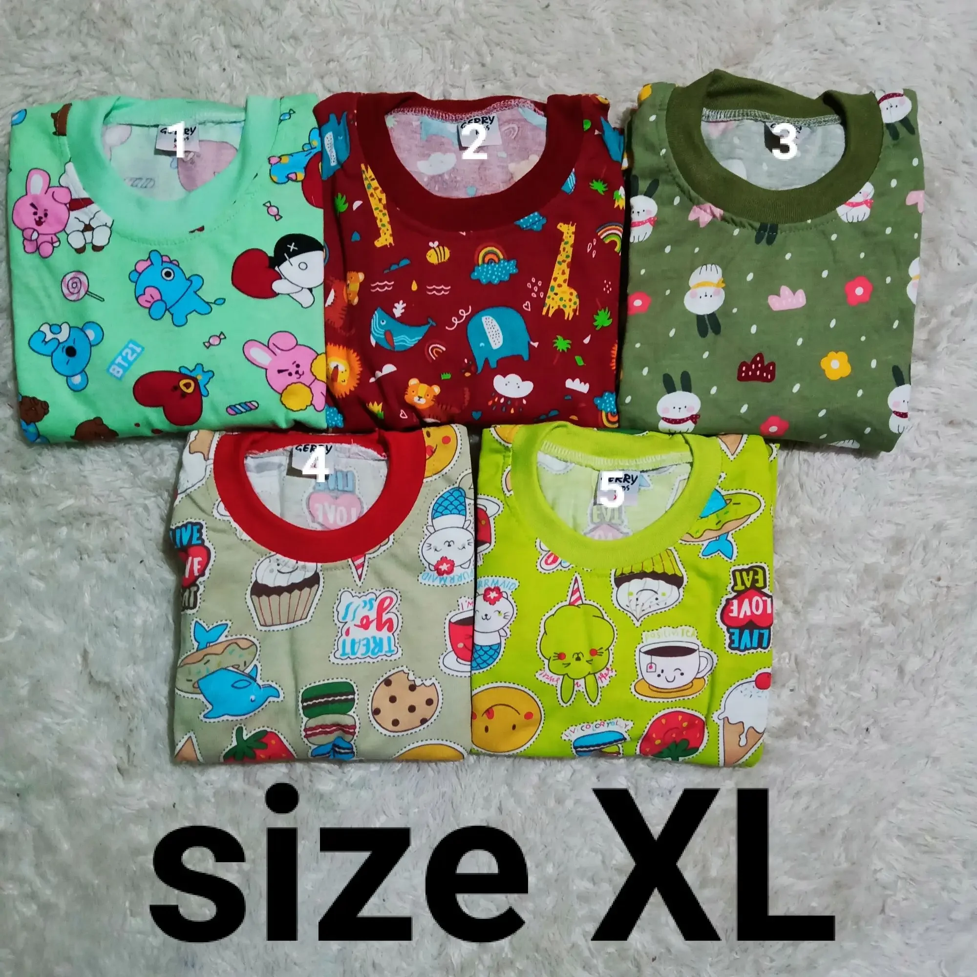 baju tidur anak gerry kids size XL