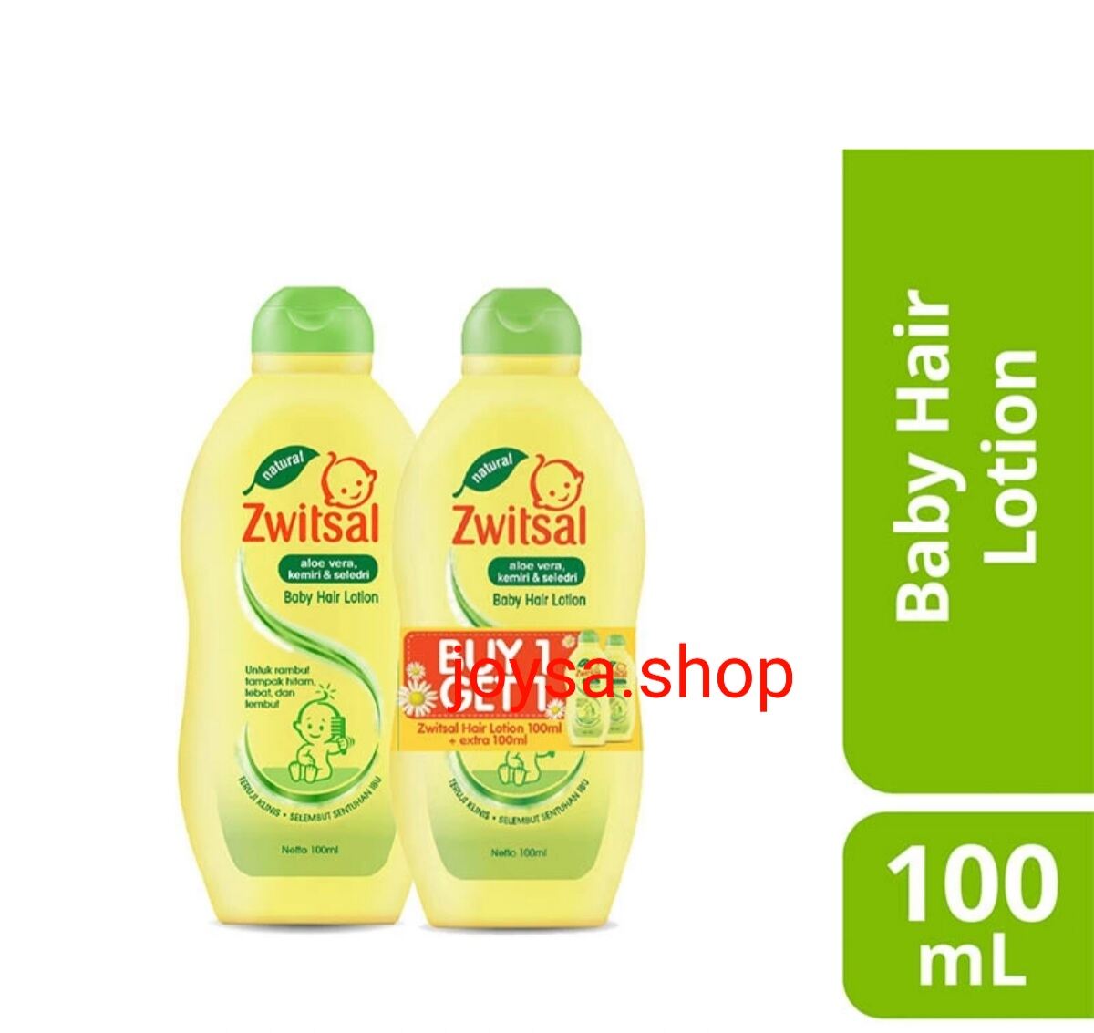 Zwitsal Baby Hair Lotion 100 Ml Twin Pack Lazada Indonesia