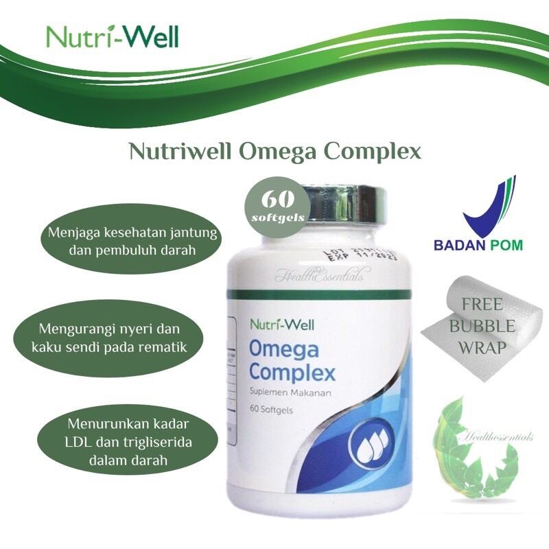 Nutriwell Omega Complex 60 Softgel | Lazada Indonesia