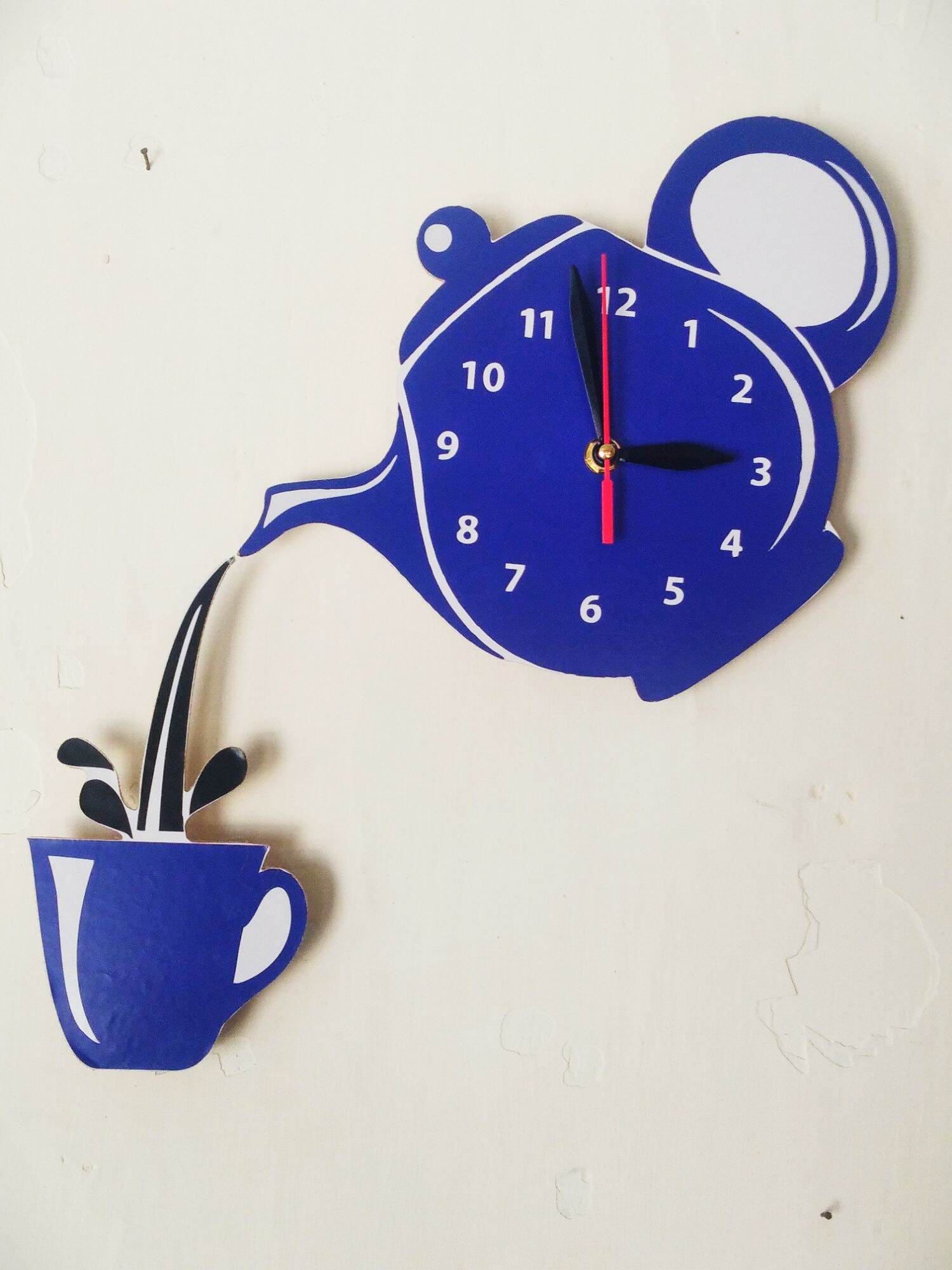 jam dinding kopi cangkir