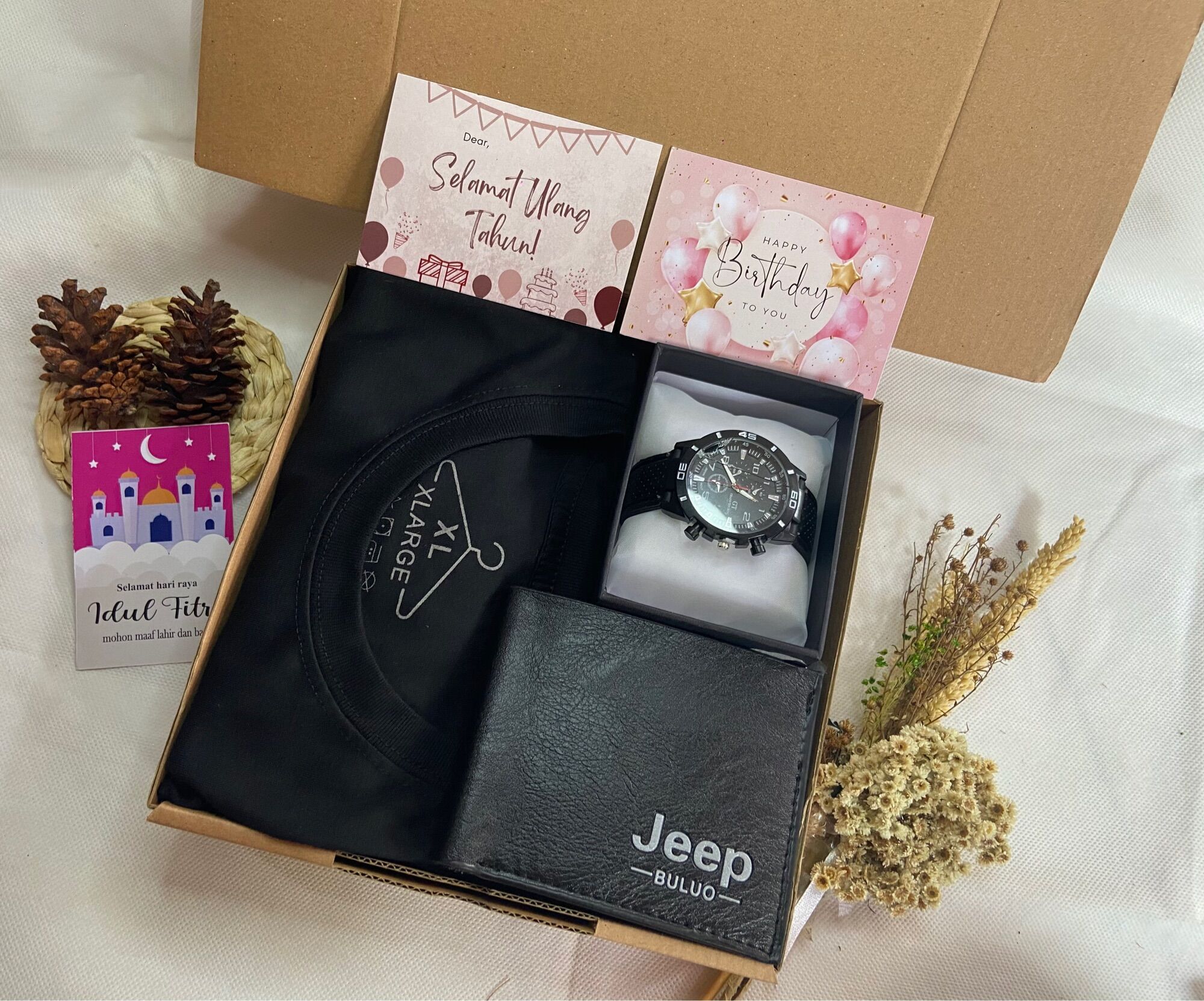 Hampers Cowok Kado Ulang Tahun Kado Wisuda Kado Anniversary hadiah box Kekinian