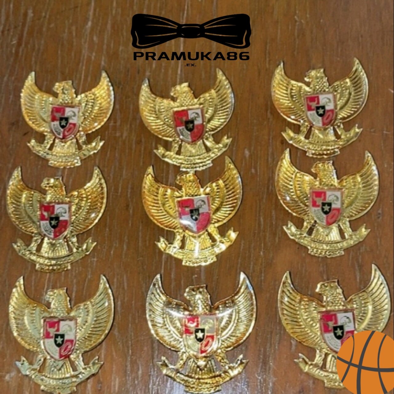 Pin Bros Garuda Pin Tanda Peci Paskibra Garuda Resin Bijian Lazada Indonesia