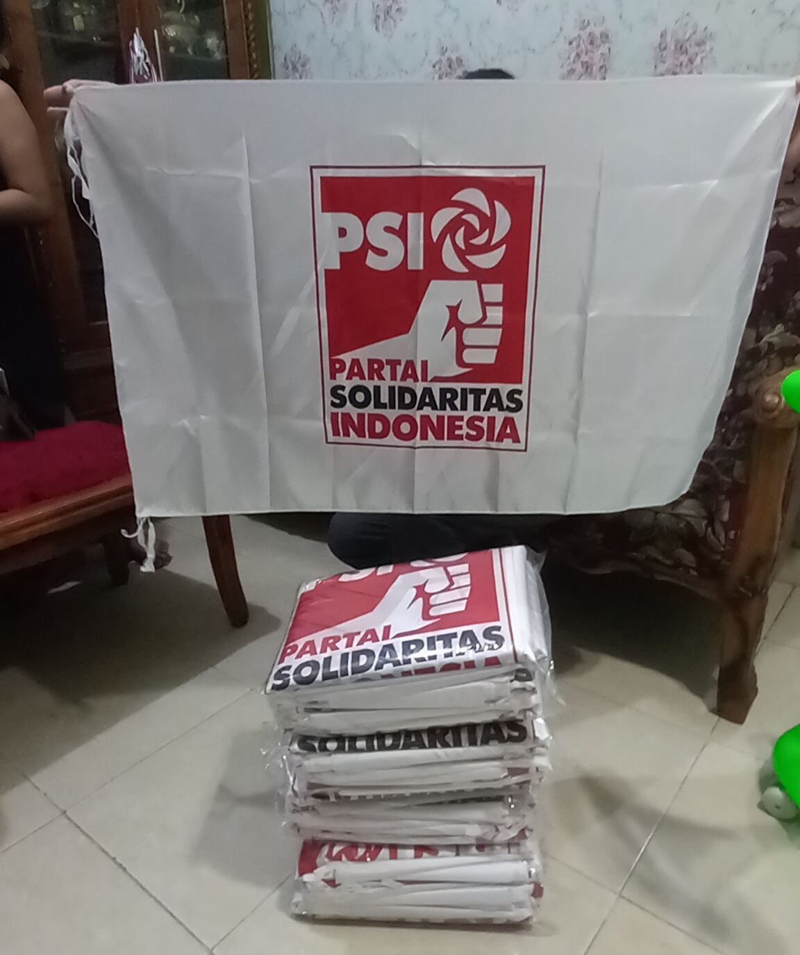 Bendera PSI ( PARTAI SOLIDARITAS INDONESIA) Uk.60x90cm | Lazada Indonesia