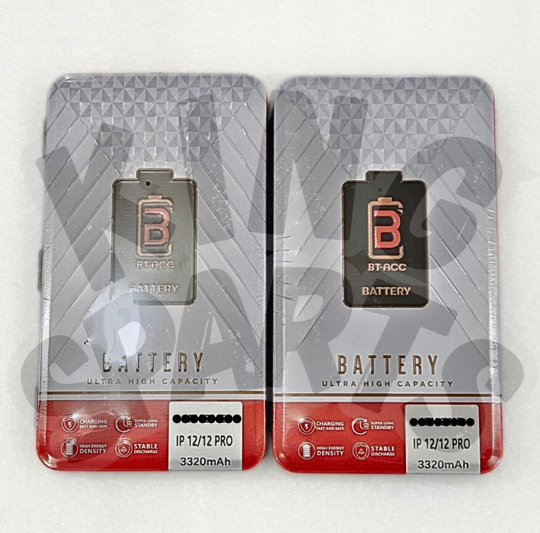 Batre Batre battery 12 / 12 pro bt-acc ultra high capacity Harga 185,000 rupiah*Gratis Ongkir