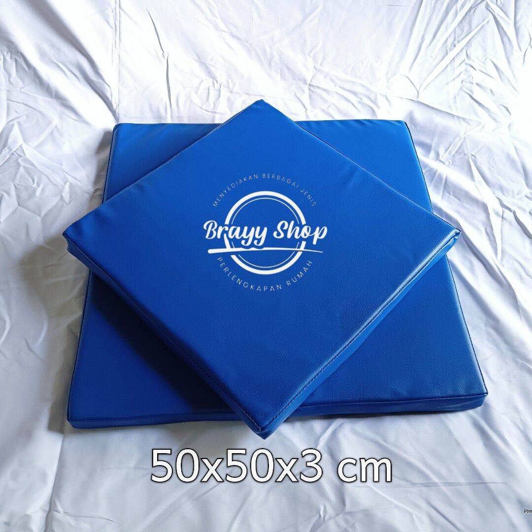 Bantal Duduk Kotak Premium / bantal alas lesehan bahan Oscar Sintetis / bantal duduk kursi anti air