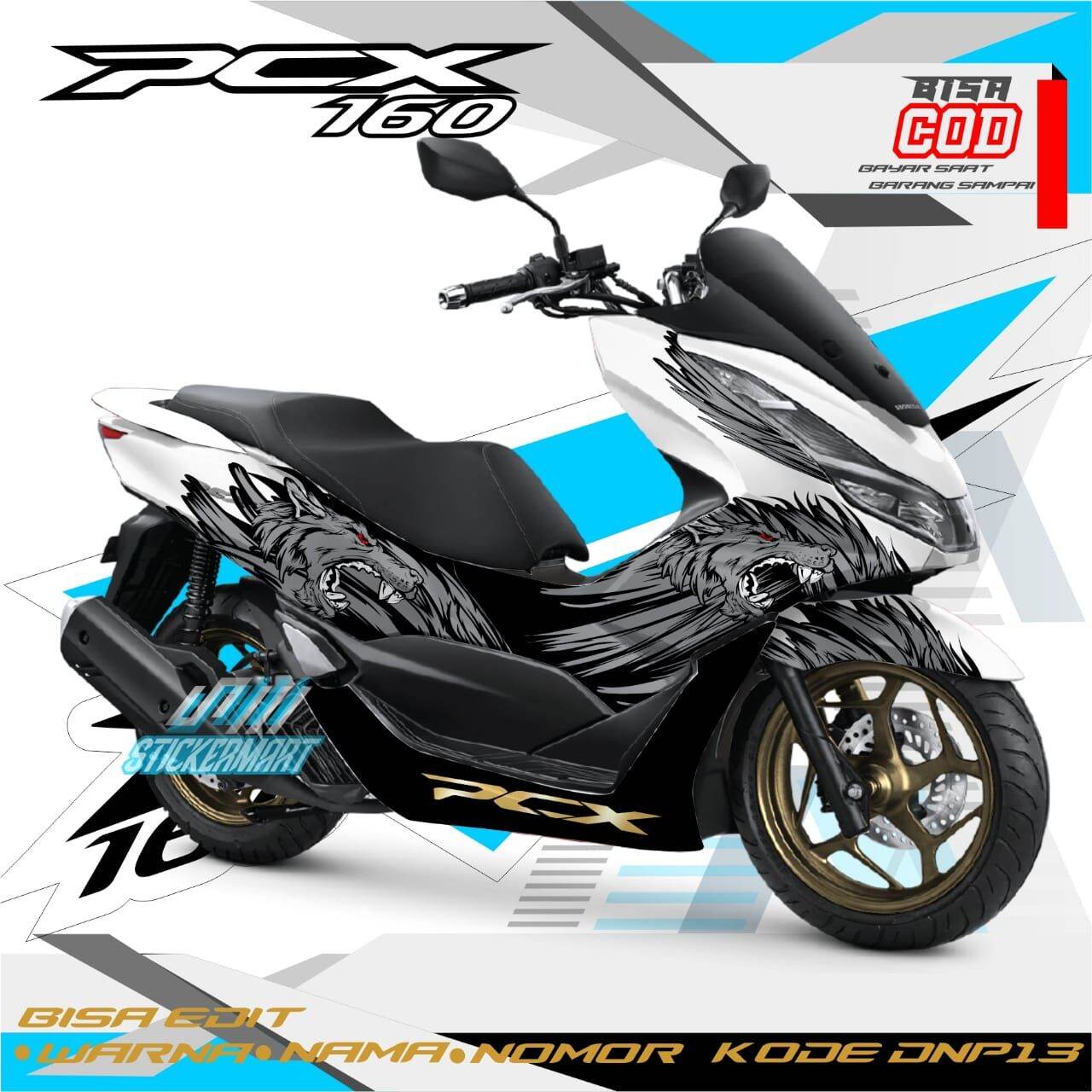 Striping Decal Honda Pcx 160 Motif Wolf Lazada Indonesia