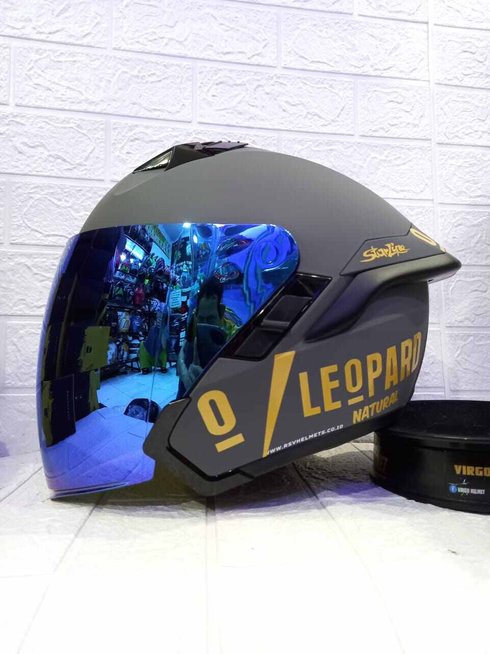 HELM RSV SV300 SOLID CHARCHOAL PAKET GANTENG ORIGINAL Harga 845,000 rupiah*Gratis Ongkir