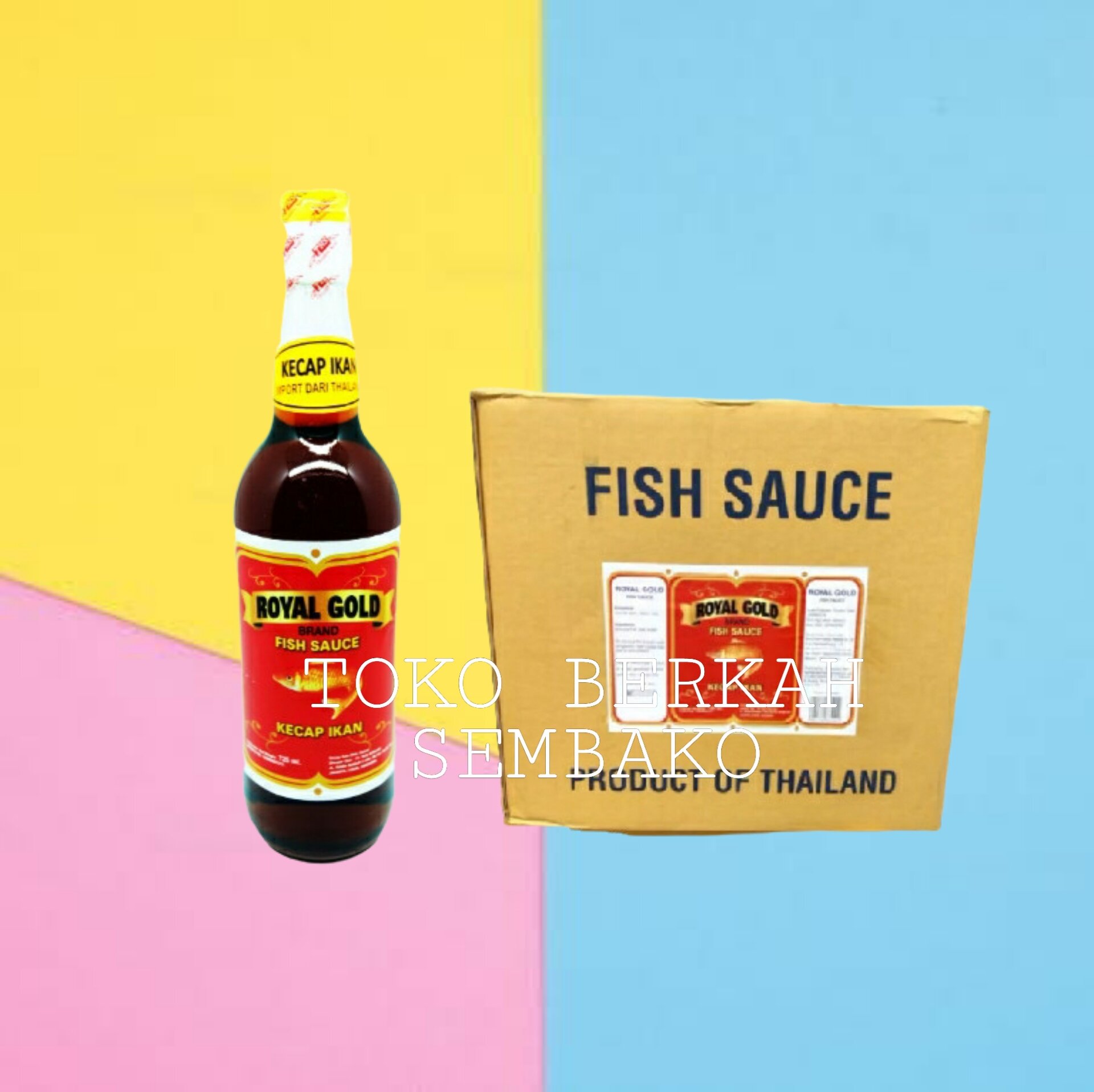 Royal Gold Fish Sauce 725ml Kecap Ikan Royal Gold 1 Dus Isi 12 Botol