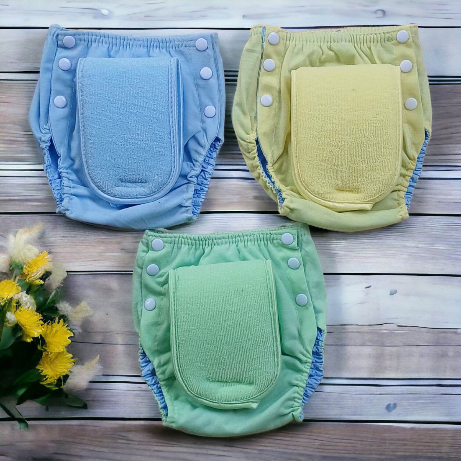 clodi kancing snap polos popok bayi cuci ulang best seller