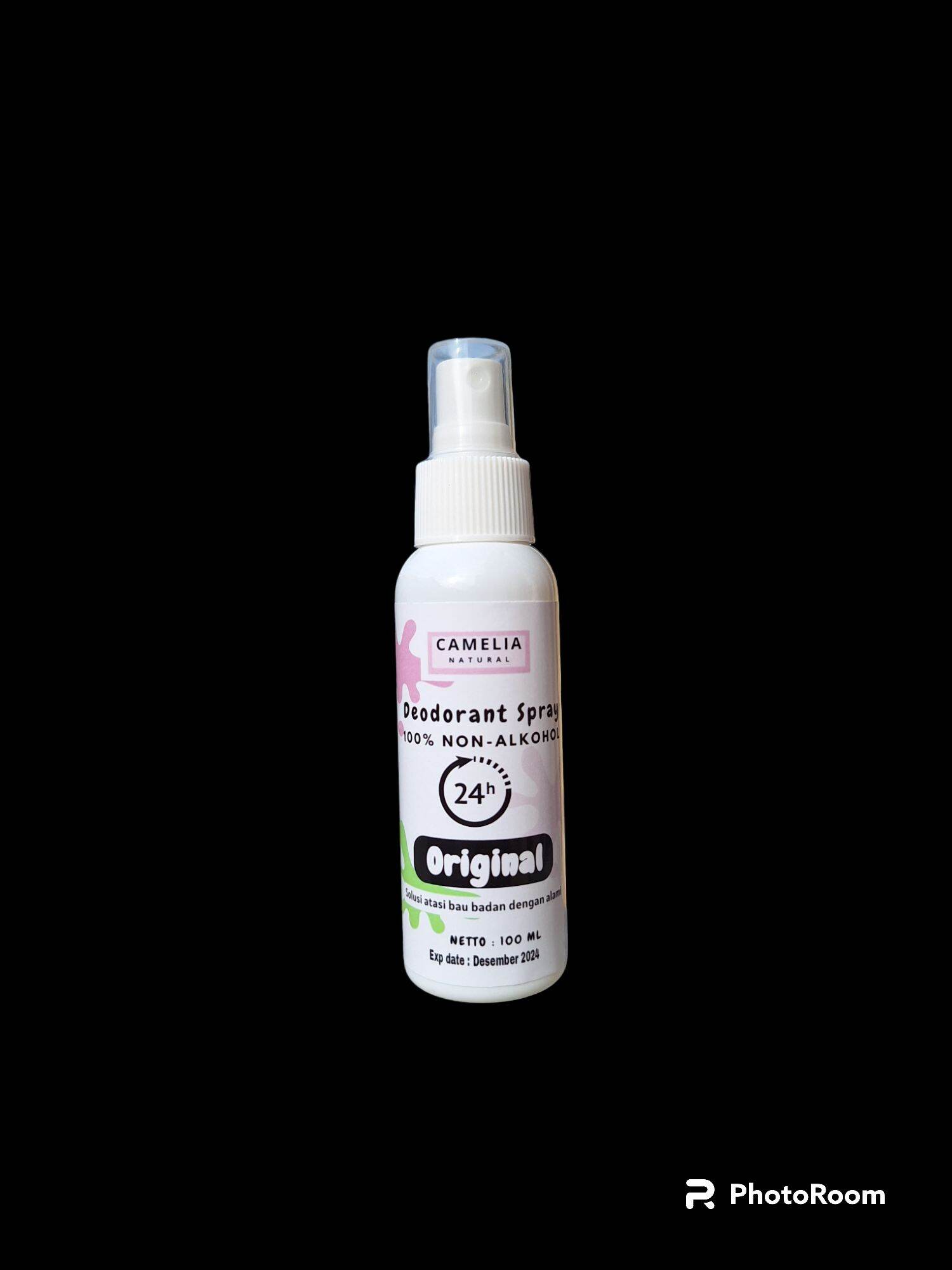 Deo Spray Tawas Camelia Natural 100ml ampuh atasi bau badan