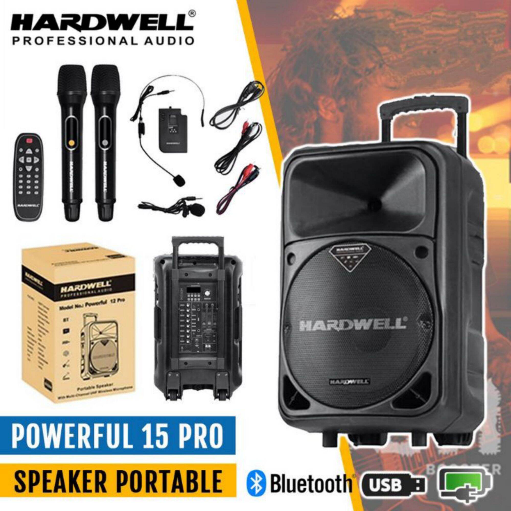 Portable Speaker Hardwell Powerfull Original Inch Powerful Pro