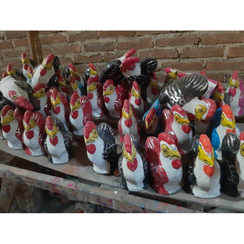 Celengan Tanah Liat bentuk Ayam Jago | Lazada Indonesia