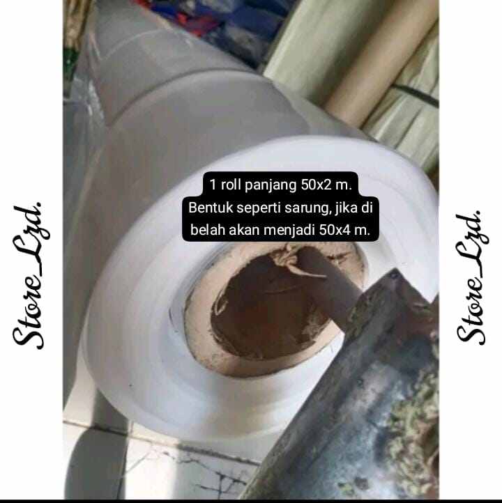 1 roll 50x2 M. dobell, PLASTIK TERPAL SERBAGUNA, plastik PE.UV super ...