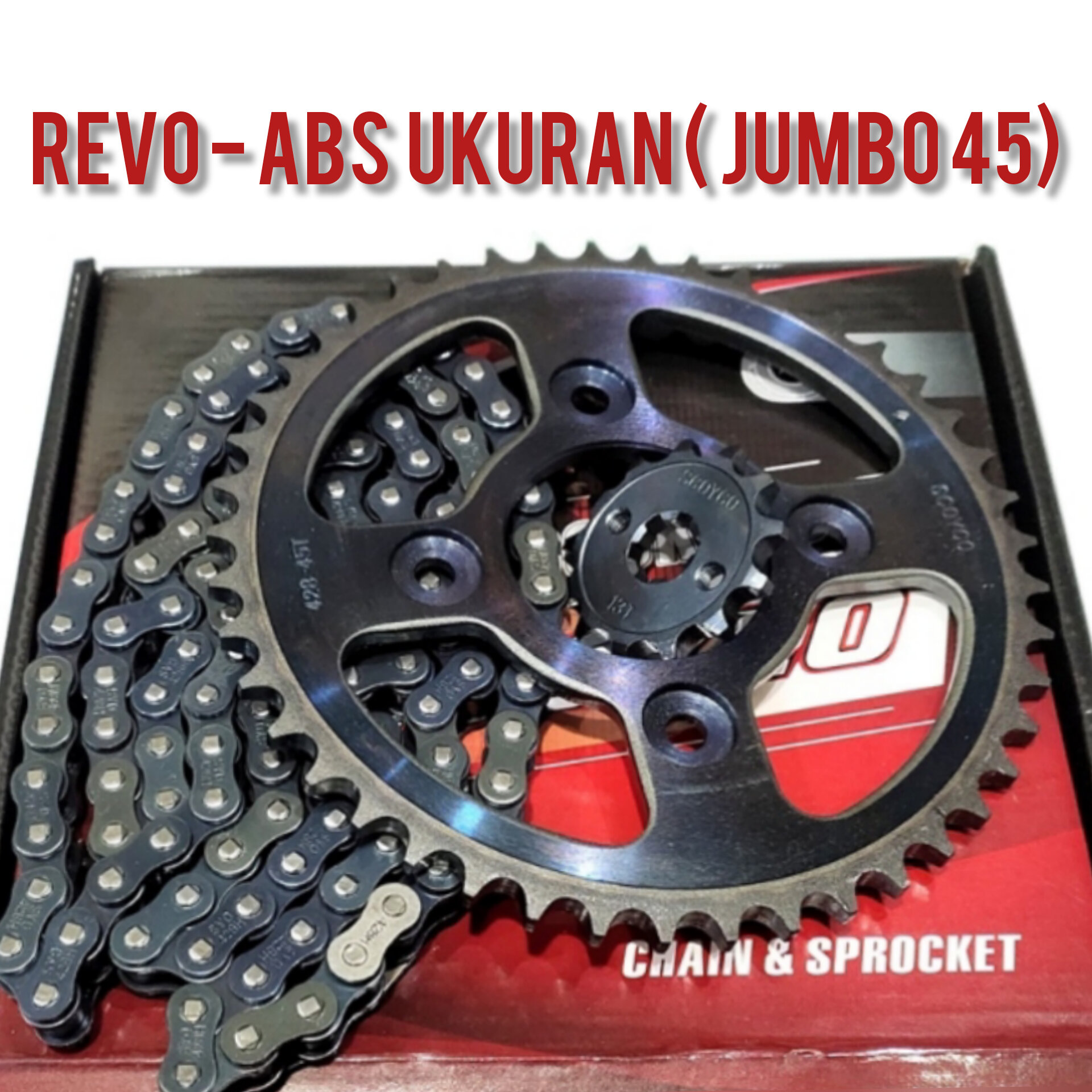 PAKET GEAR SET REVO ABSOLUTE UKURAN JUMBO 45 / GIGI TARIK REVO ABSOLUTE