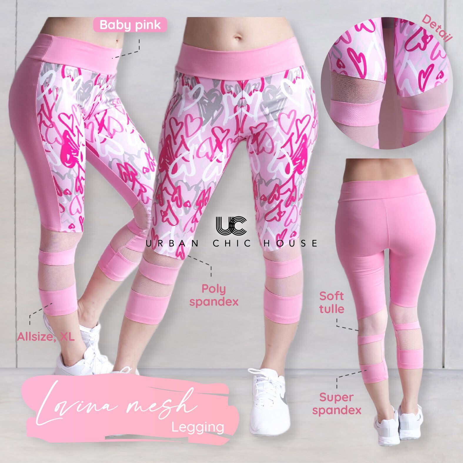 pink leggings