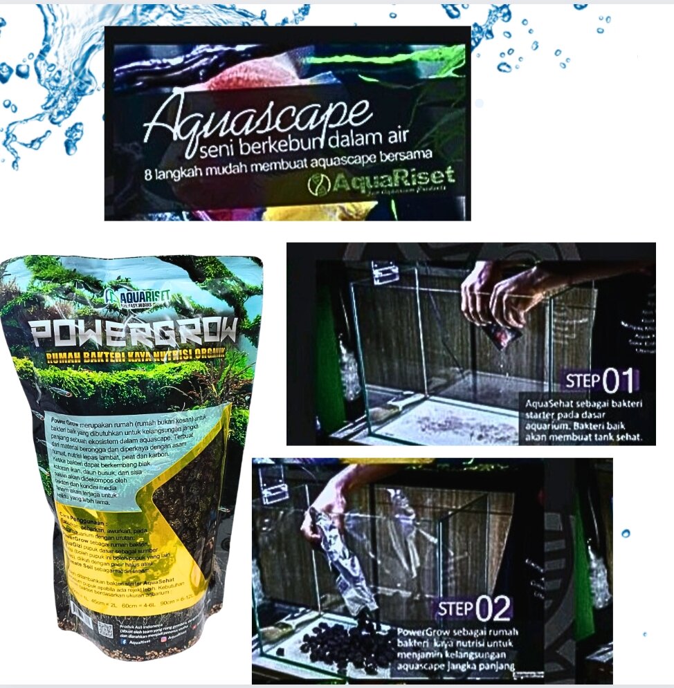 POWER GROW 1L Rumah bakteri Aquarium Aquascape
